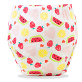 Waterproof Breathable Cotton Potty Training Pants for Babies (Watermelon)